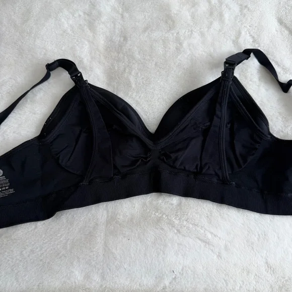 Kindred Bravely Nursing Pumping Bra Size Small Petite Black - Picture 9 of 10